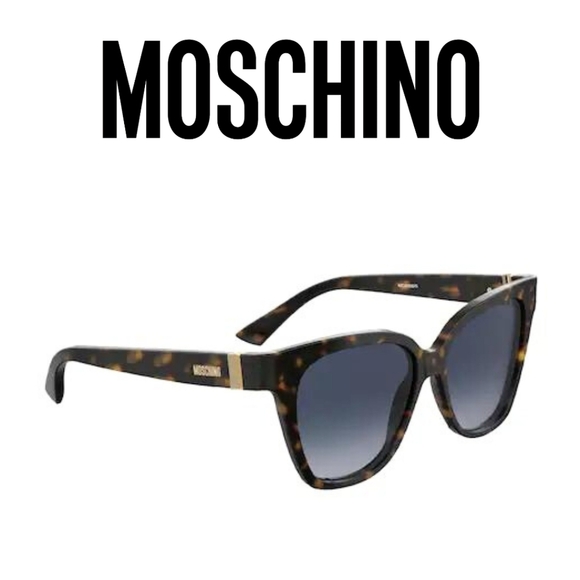 New!! Moschino Sunglasses- Tortoise- Mos 066/S - Picture 4 of 9
